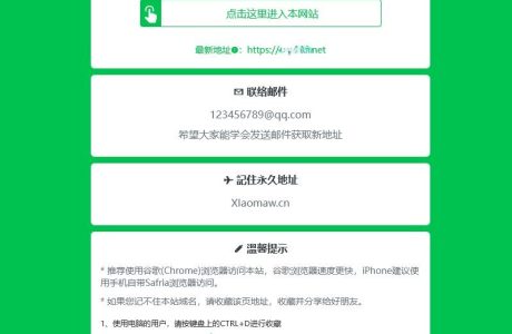 全新绿色精美单页网址发布页HTML源码