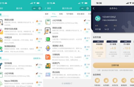 ChatGPT聊天微信小程序源码适配H5和WEB端