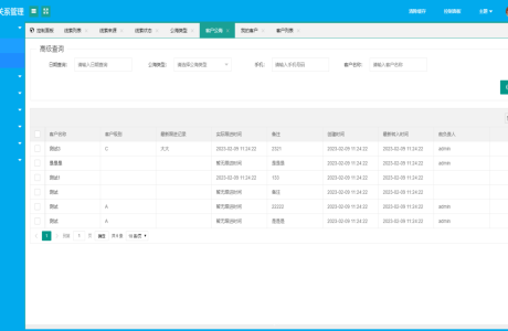 新款CRM客户管理系统源码带安装教程