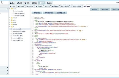 Java开发的CMS后台管理系统源码带本地搭建教程