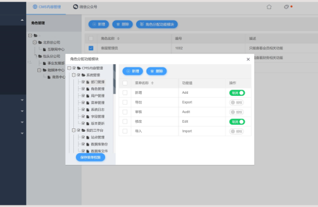 前后端分离CMS系统源码分享