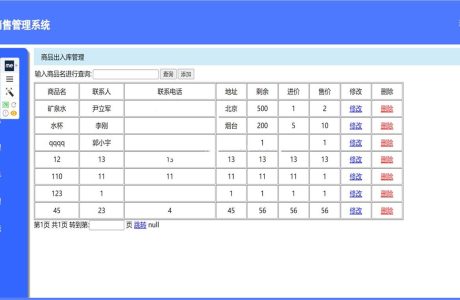 Java web超市后台管理系统源码 java超市管理后台 超市管理系统java后台 java超市后台进销存管理系统