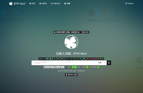 BYR-Navi一个时尚个性的网站技术导航源码 技术网站导航免费下载