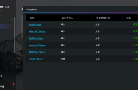 4K蓝光播放器PlayerFab v7.0.4.4 中文破解版免费下载